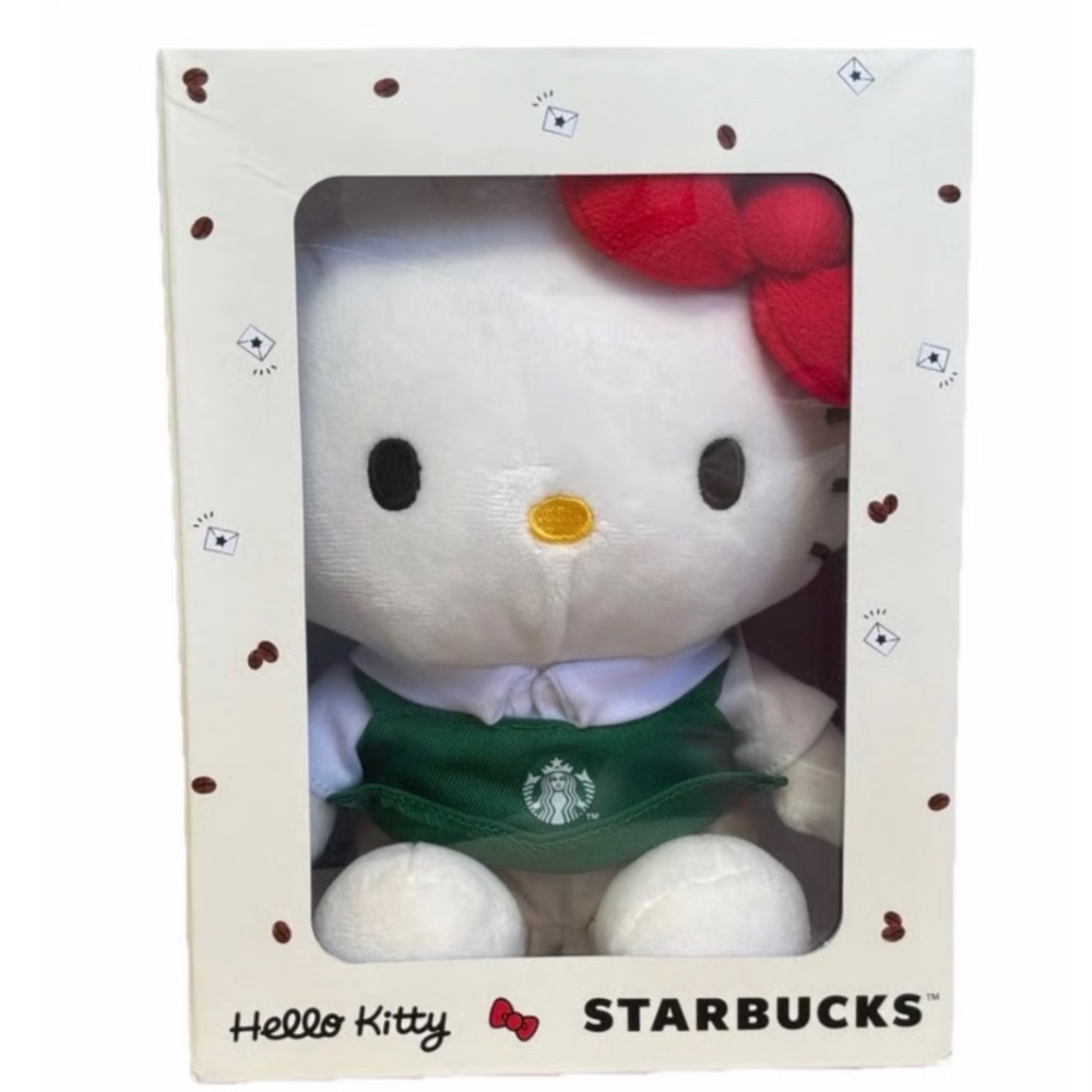 Starbucks Hello Kitty Holiday Plush — NEW